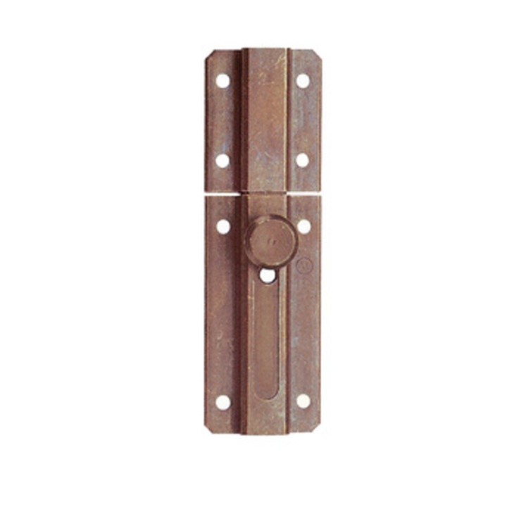 CATENACCIOLO ORIZZONTALE ACCIAIO BRONZ 80 MM**