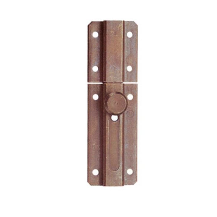 CATENACCIOLO ORIZZONTALE ACCIAIO BRONZ 120 MM**