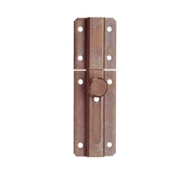 CATENACCIOLO ORIZZONTALE ACCIAIO BRONZ 160 MM**