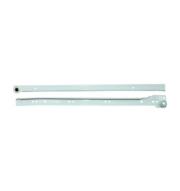 GUIDA P/CASSETTI ACCIAIO 30 CM LACCATO BIANCO*
