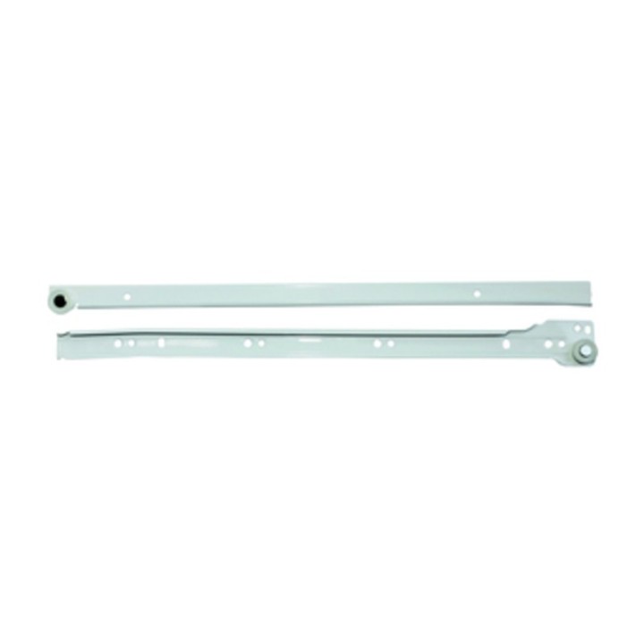 GUIDA P/CASSETTI ACCIAIO 50 CM LACCATO BIANCO*