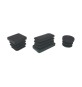PUNTALE ALETTATO QUADRATO 35X35 MM PLAST NERO*