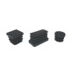 PUNTALE ALETTATO RETTANGOL 20X40 MM PLAST NERO*