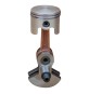 ALBERO MOTORE COMPLETO DI PISTONE per decespugliatore TMBC 415
