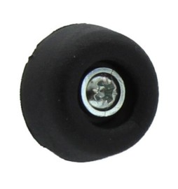 SOTTOSEDIA A CONO C/VITE NERO 25 MM CONF 8 PZ*