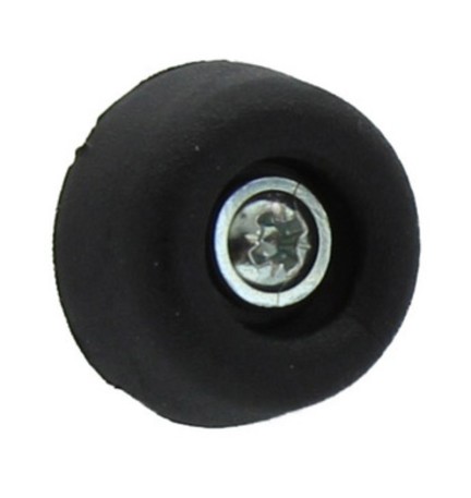 SOTTOSEDIA A CONO C/VITE NERO 25 MM CONF 8 PZ*