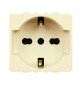 TONDO ECL 2550 PRESA SCHUKO BIPASSO 10/16A