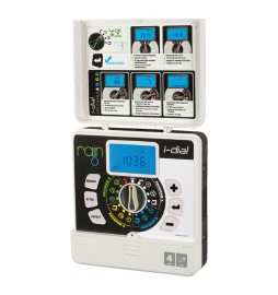 CENTRALINA PER IRRIGAZIONE RAIN 'I-DIAL' 8 stazioni - 24VAC