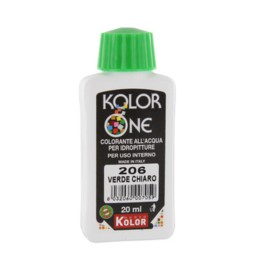 COLORANTE KOLOR ONE 20 ML VERDE CHIARO 206