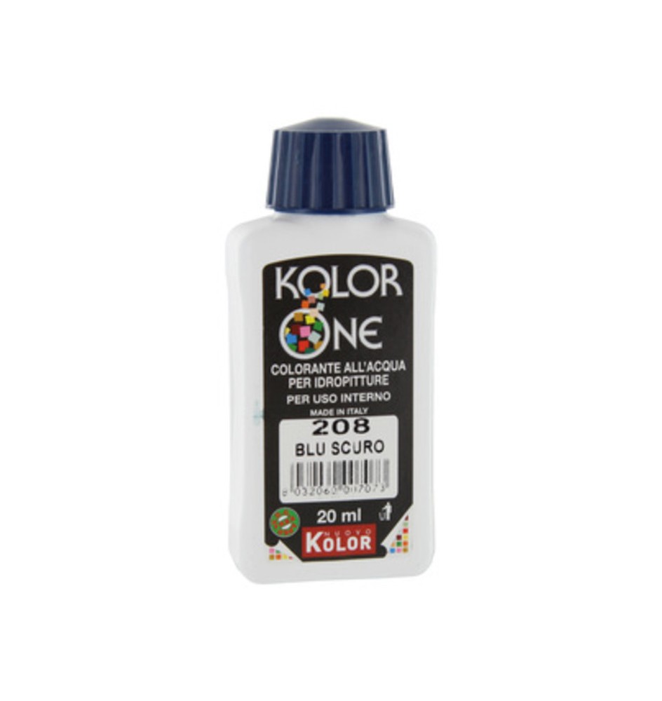 COLORANTE KOLOR ONE 20 ML BLU SCURO 208