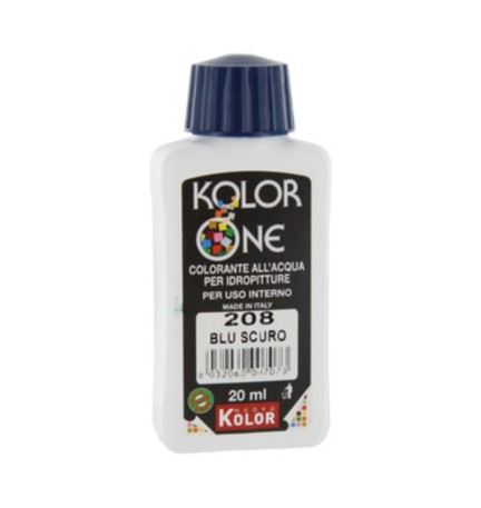 COLORANTE KOLOR ONE 20 ML BLU SCURO 208