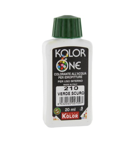 COLORANTE KOLOR ONE 20 ML VERDE SCURO 210