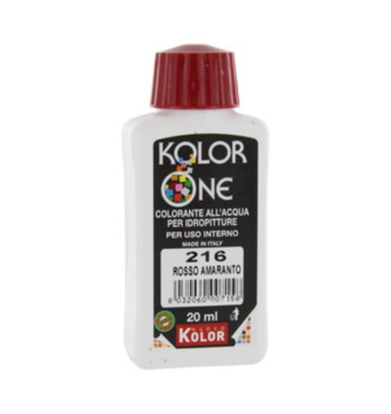 COLORANTE KOLOR ONE 20 ML ROSSO AMARAN 216