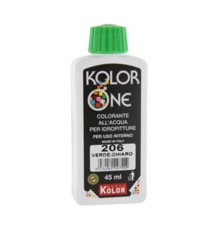 COLORANTE KOLOR ONE 45 ML VERDE CHIARO 206