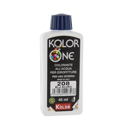 COLORANTE KOLOR ONE 45 ML BLU SCURO 208