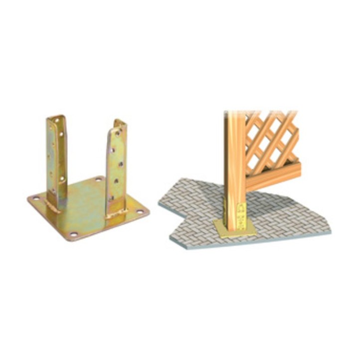 PIASTRA 800 SUPPORTO PILASTRO ACC TROP 102X102MM
