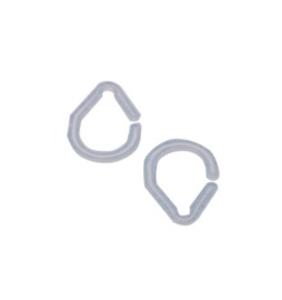 ANELLI P/TENDA DOCCIA TRASPARENTE 12 PZ