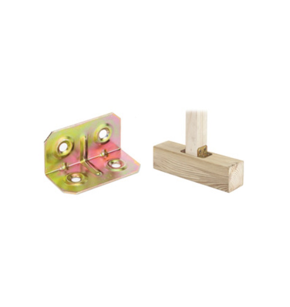 PIASTRA 161 ANGOLARE ACCIAIO TROP 40X20X20 MM