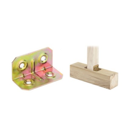 PIASTRA 161 ANGOLARE ACCIAIO TROP 40X20X20 MM