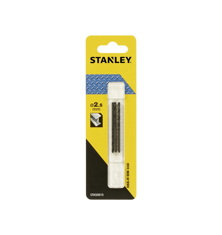 STANLEY STA50015 PUNTA HSS 2,5 MM 3 PZ