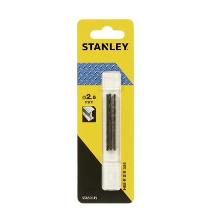 STANLEY STA50015 PUNTA HSS 2,5 MM 3 PZ