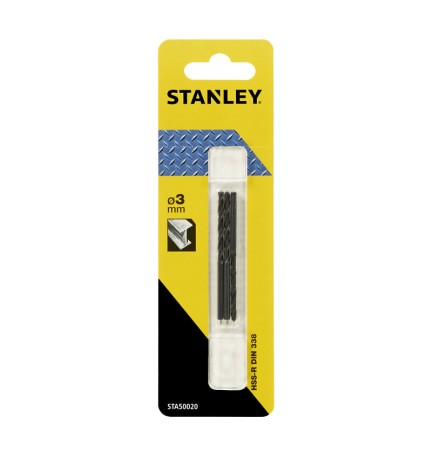 STANLEY STA50020 PUNTA HSS 3 MM 3 PZ