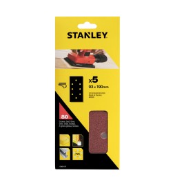 STANLEY STA31517 5 FOGLI VEL B+D 93X190 GR 80