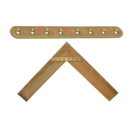 PIASTRA 767 DIRITTA ACCIAIO TROPIC 20X4,0X206 MM