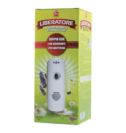 EROGATORE BOMBOLETTE SPRAY 'LIBERATORE' per ambienti interni