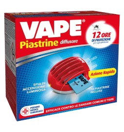 ANTIZANZARE ELETTRICO AD EMANAZIONE 'PIASTRINE' con 10 piastrine da 12 ore...