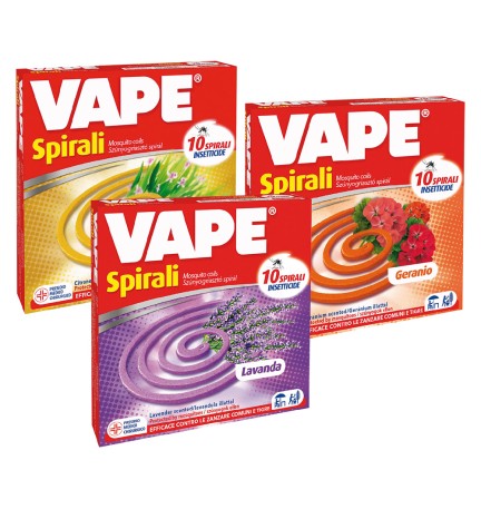 SPIRALI INSETTICIDE PROFUMATE confezione da 10 pezzi