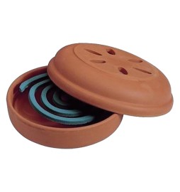 COCCIO CON SPIRALI INSETTICIDE Vulcano - 1 coccio + 10 spirali