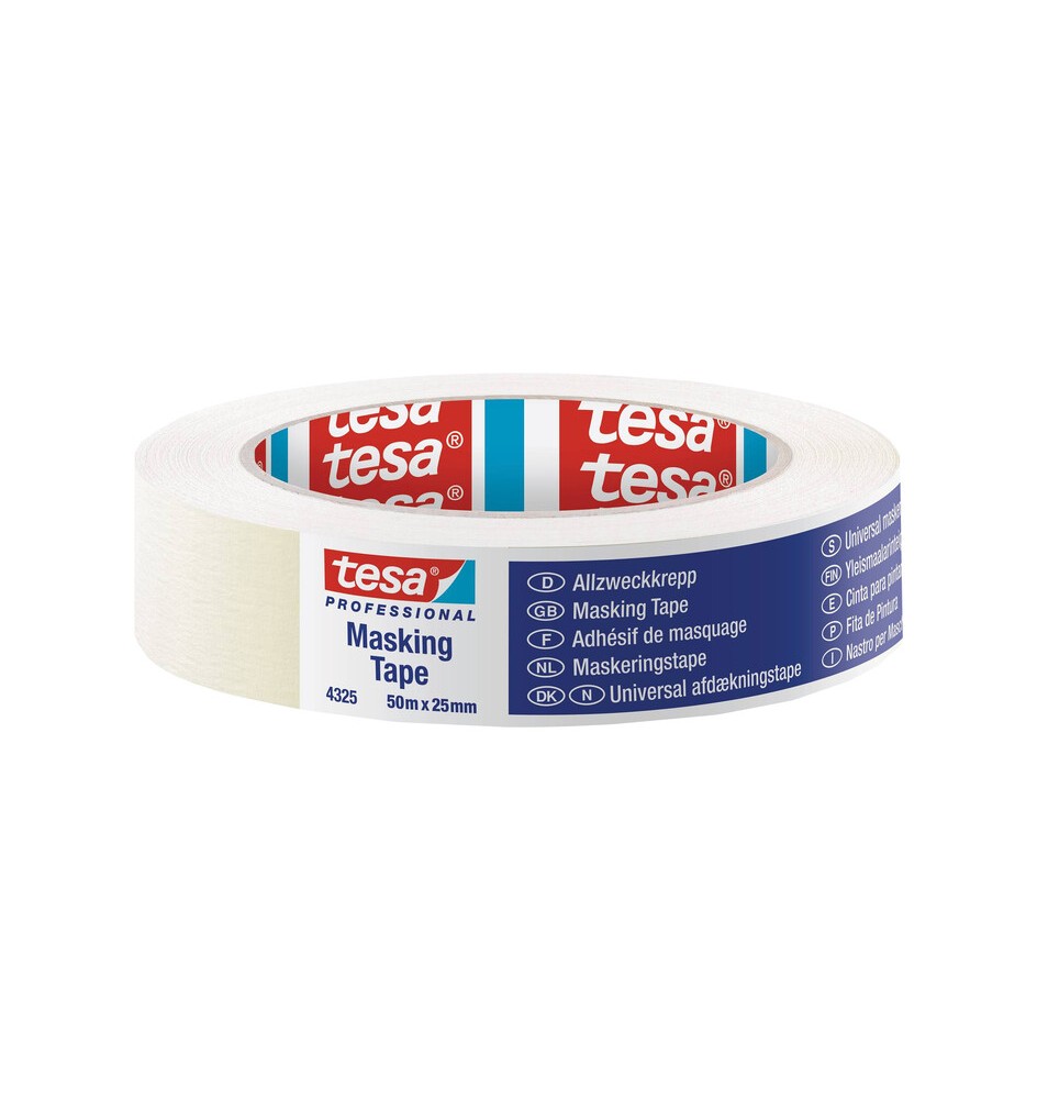 NASTRO MASCHERA EDILIZIA TESA 25 MM X 50 M
