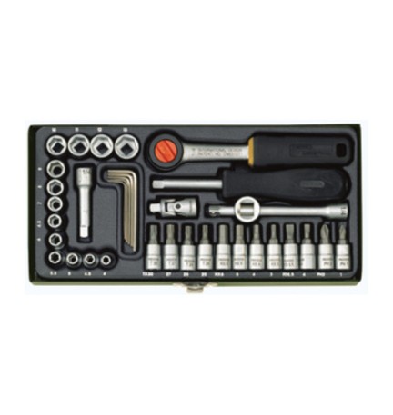 CHIAVE A BUSSOLA 4/13 MM SERIE 36 PZ PROXXON 23080