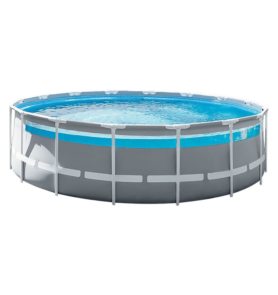 PISCINA CON TELAIO 'LINEA PRISM CLEARVIEW' cm 488 x 122 - capacità 19156 lt