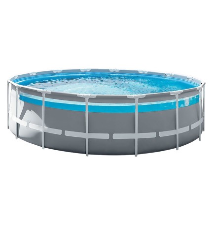 PISCINA CON TELAIO 'LINEA PRISM CLEARVIEW' cm 488 x 122 - capacità 19156 lt