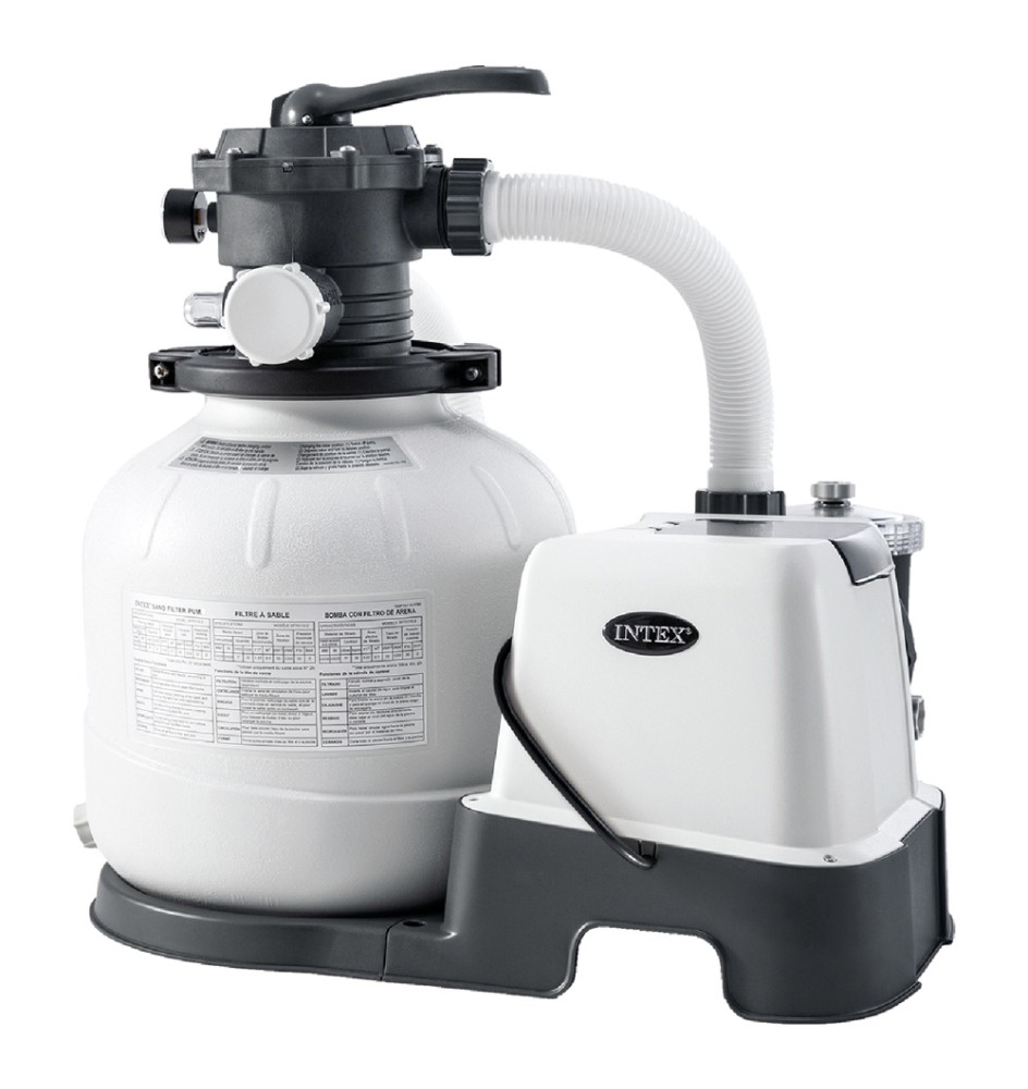 POMPA DI FILTRAGGIO A SABBIA CON CLORINATORE PER PISCINE art. 26676