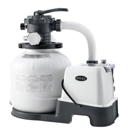 POMPA DI FILTRAGGIO A SABBIA CON CLORINATORE PER PISCINE art. 26676