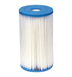 CARTUCCIA FILTRO PER POMPE PISCINA mod. A - tipo medio Ø 10,6 x h.20 cm