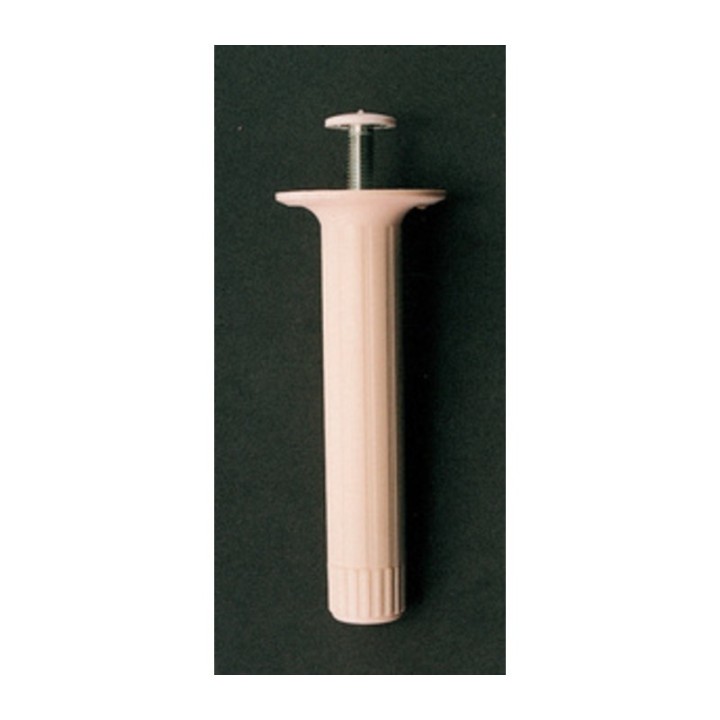 PIEDINO REGOLABILE ABS D 28X100 MM BIANCO*