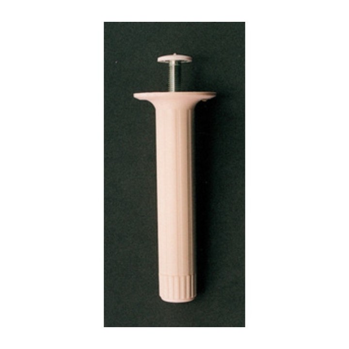 PIEDINO REGOLABILE ABS D 28X120 MM BIANCO*