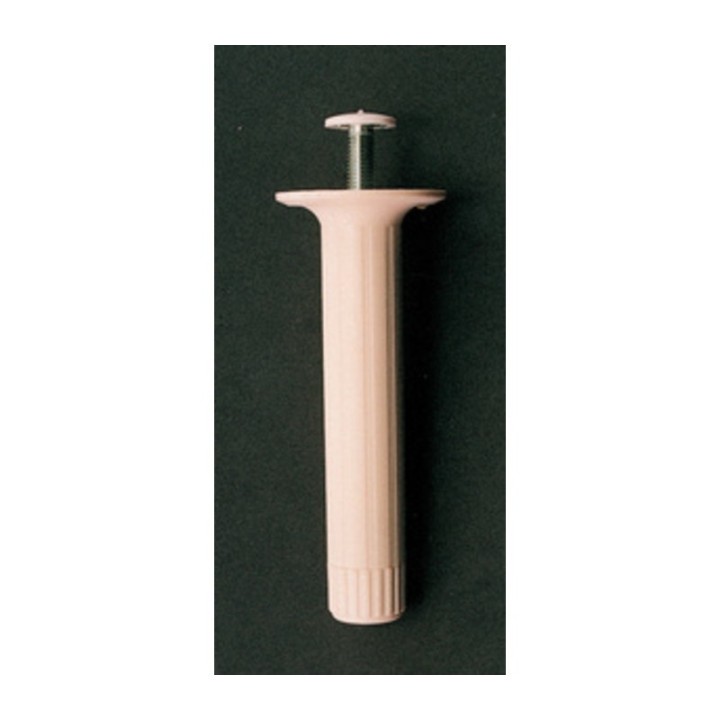 PIEDINO REGOLABILE ABS D 28X150 MM BIANCO*