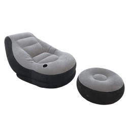 POLTRONCINA AIRBED 'LOUNGE' CON POUFF cm 99 x 130 x 76