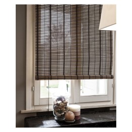 TAPPARELLA IN LISTELLI DI BAMBU' cm 100 x 160 - marrone chiaro