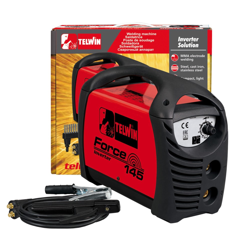SALDATRICE INVERTER FORCE 145+KIT+VAL.PLAST.