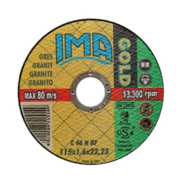 IMA DISCO P/CERAMICA GOLD PIANO D 115X1,6 MM