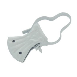 PINZA P/TENDE C/ARCO LACCATO BIANCO**