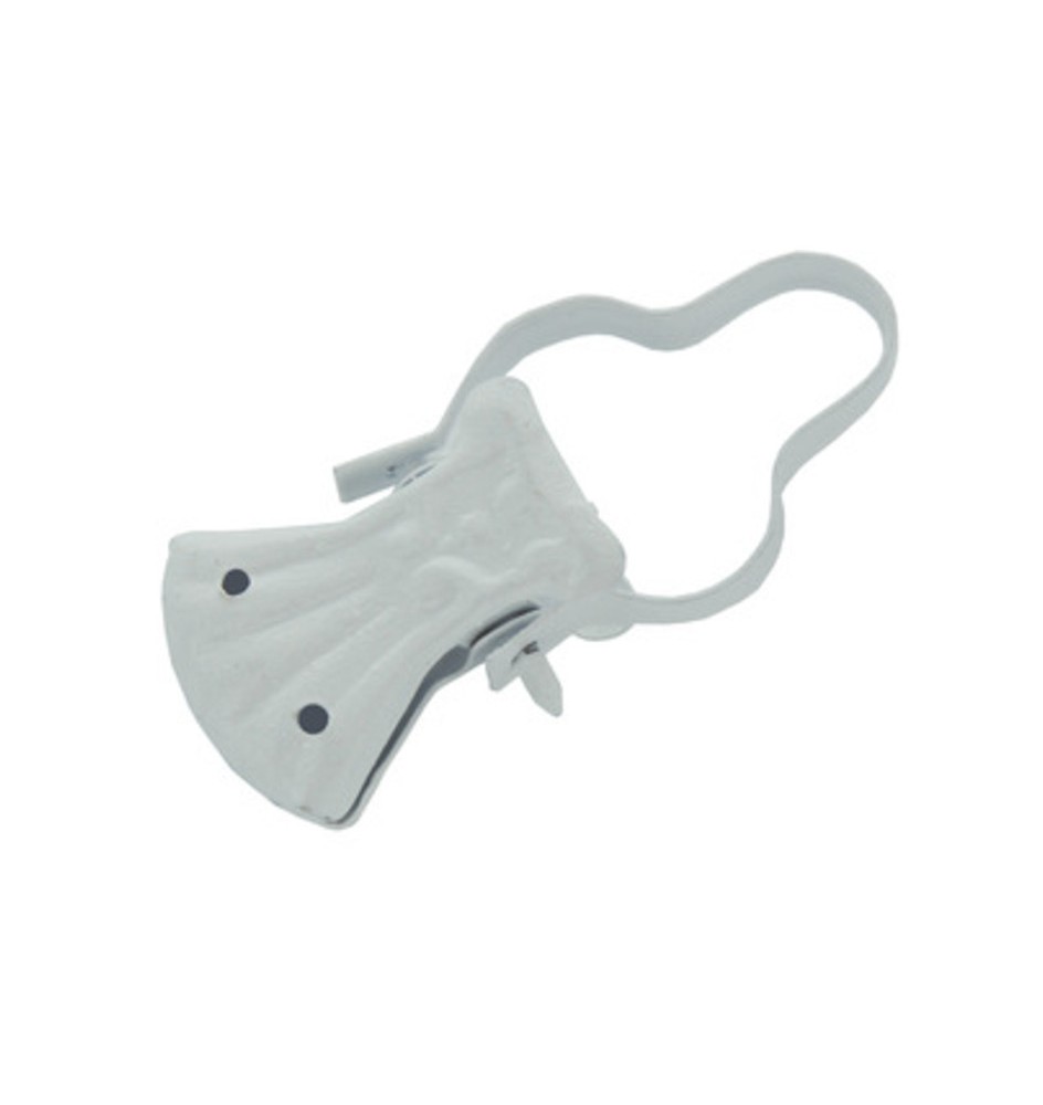 PINZA P/TENDE C/ARCO LACCATO BIANCO**