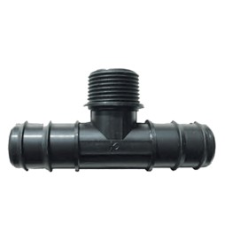 TEE A 90° CON FILETTO MASCHIO ø 32 x 1 x 32