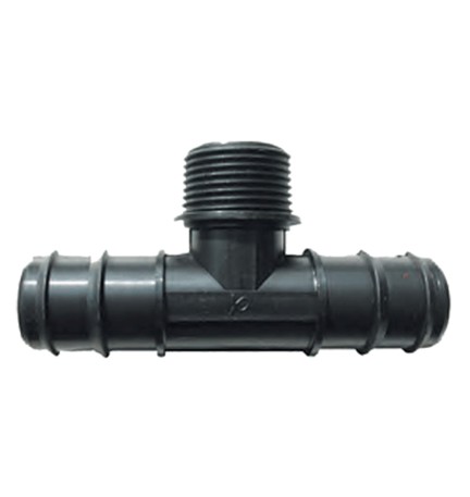 TEE A 90° CON FILETTO MASCHIO ø 32 x 1 x 32